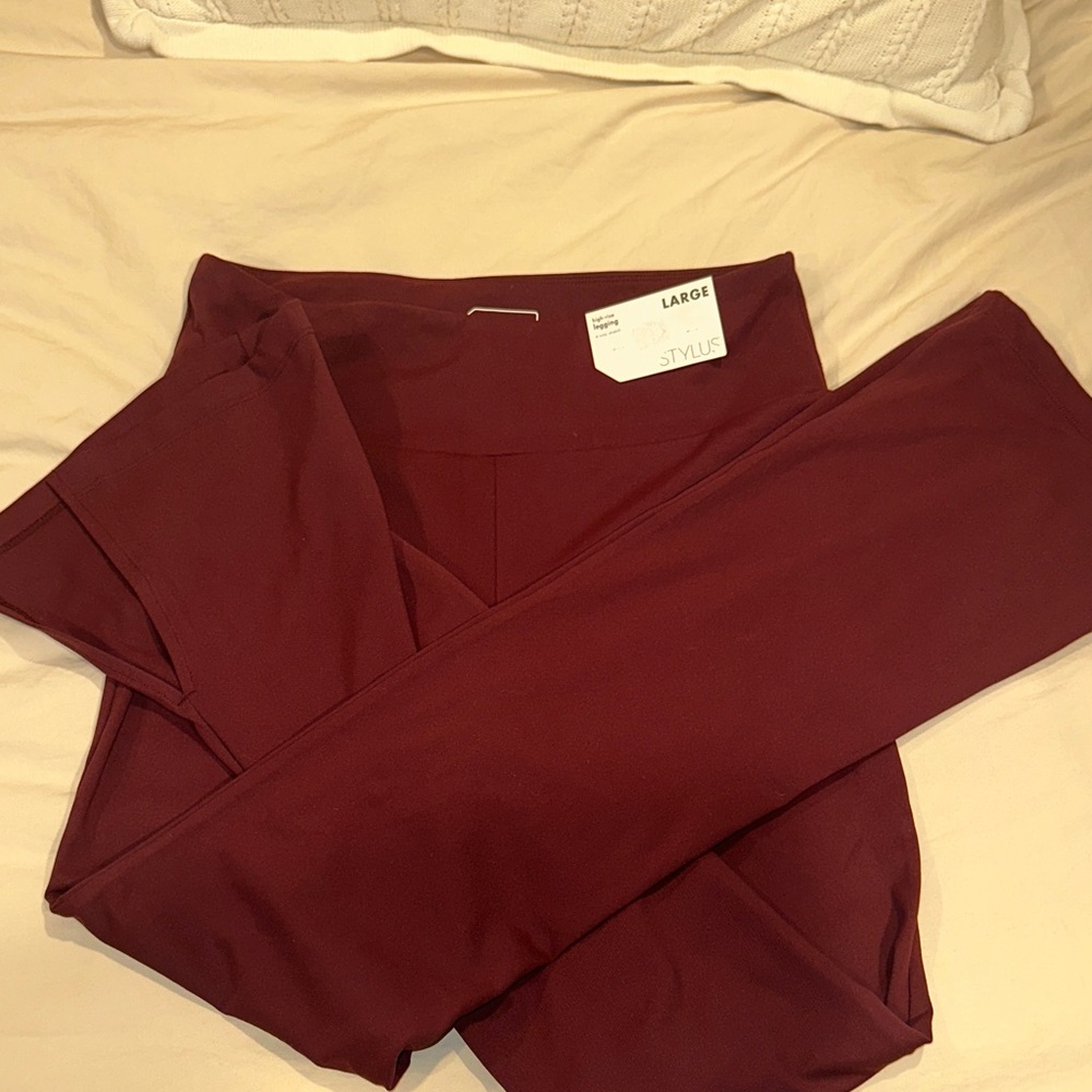 STYLUS Maroon Women's Leggings